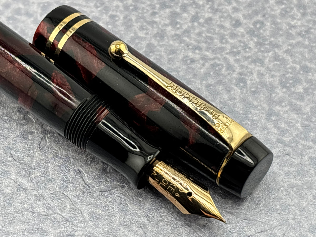 Parker Duofold Junior Streamline Burgundy Marble - Fountain Pen