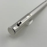 Graf von Faber Castell Guilloche Barleycorn  Fountain Pen - Rhodium Plated - Fine 18kt Gold Nib