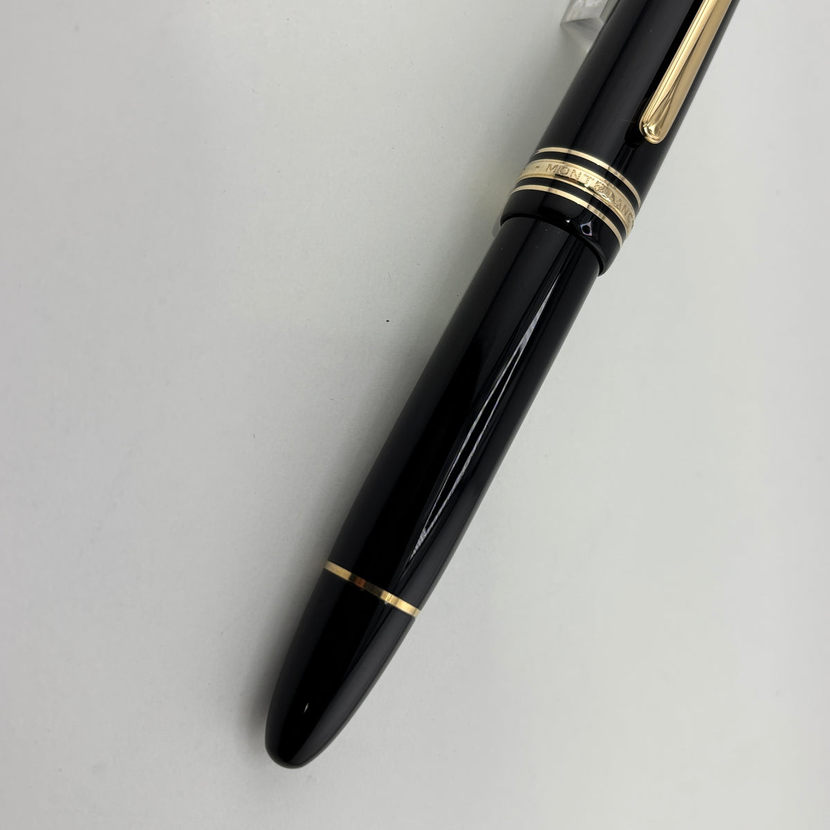 Montblanc Meisterstuck Black Resin #149 (Largest) Fountain Pen - Medium 14kt Gold Nib