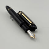 Montblanc Meisterstuck Black Resin #149 (Largest) Fountain Pen - Medium 14kt Gold Nib