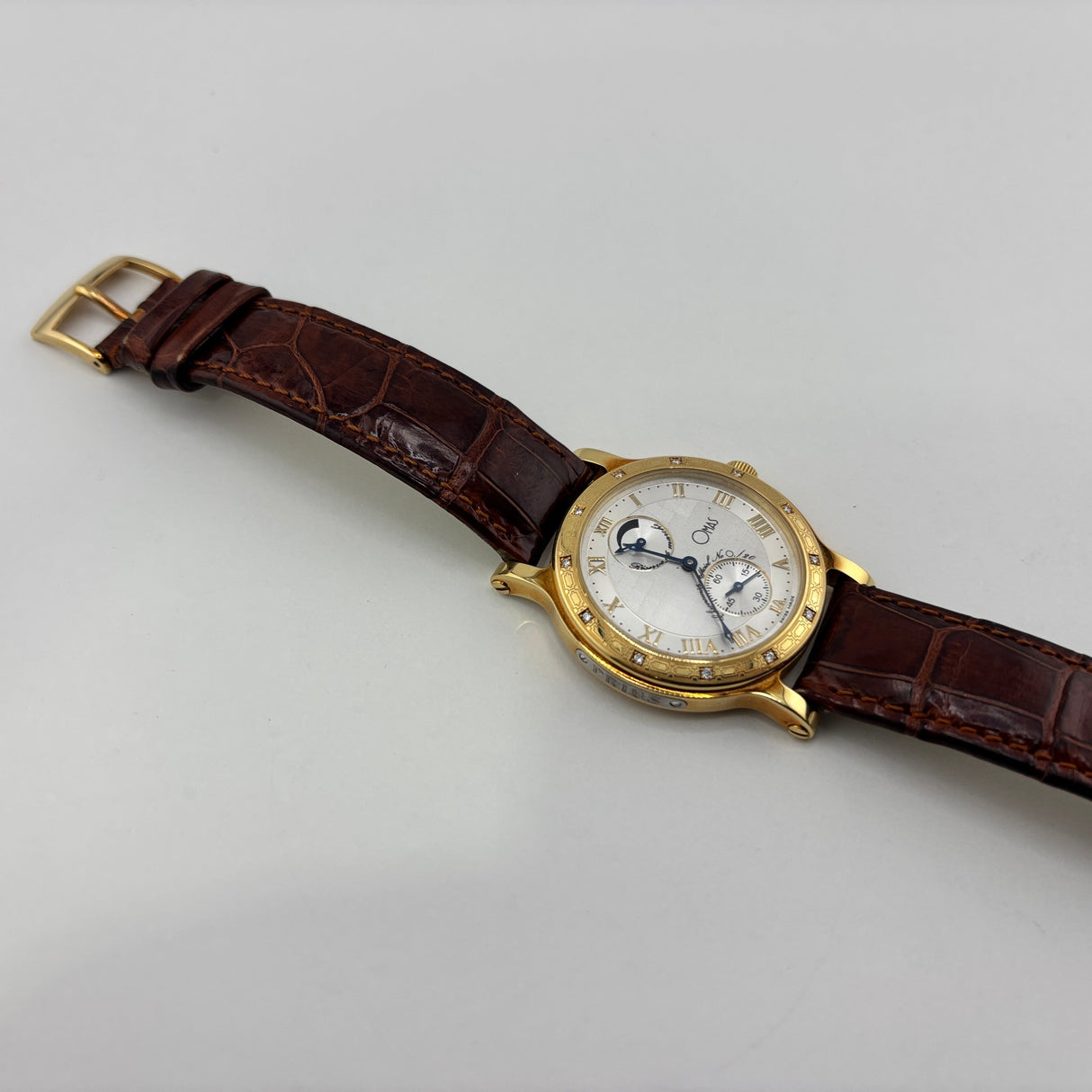 OMAS Prius Chronometer  Watch - Solid Gold 18K - Extremely Rare!