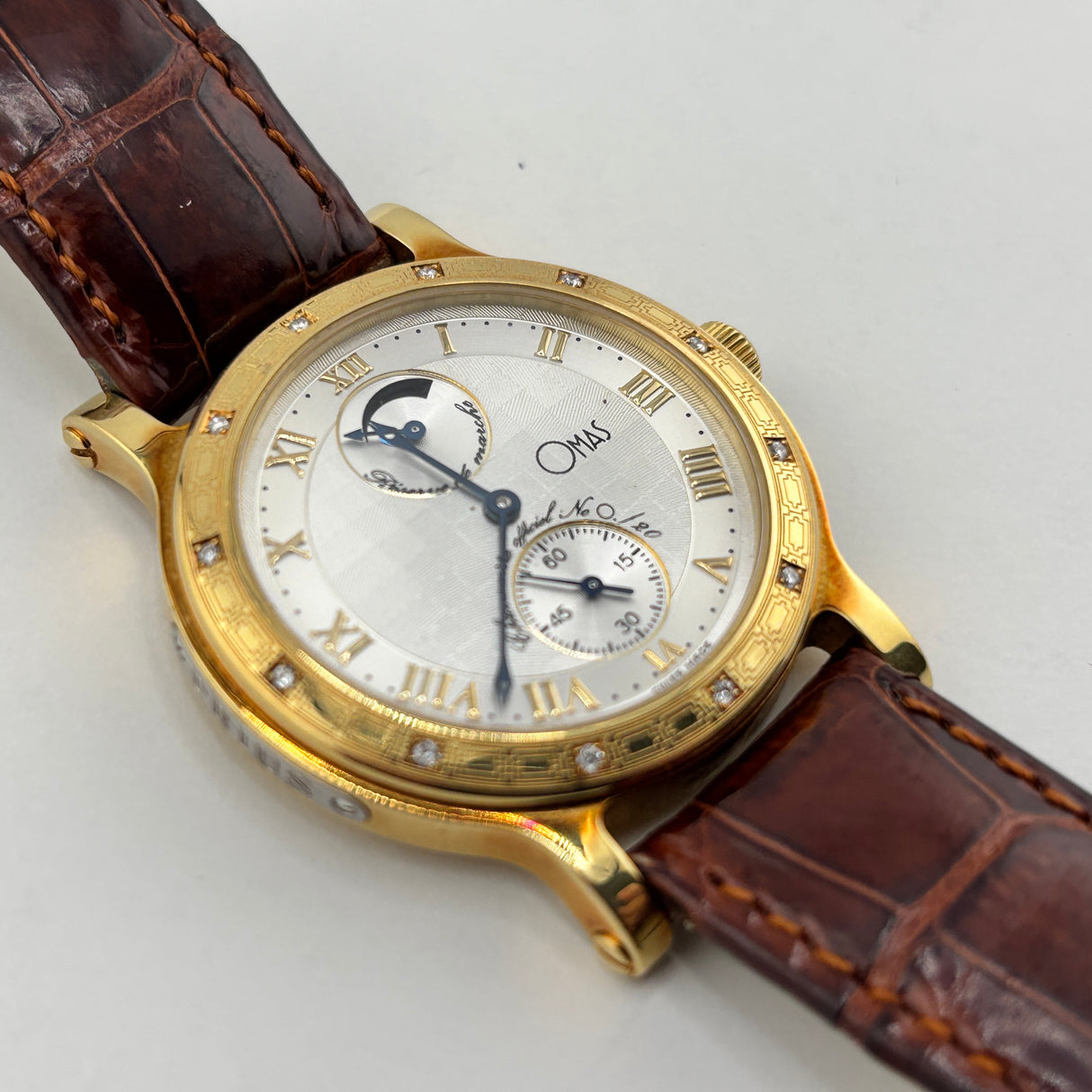 OMAS Prius Chronometer  Watch - Solid Gold 18K - Extremely Rare!