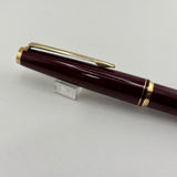 Montblanc Classic Bordeaux Resin Fountain Pen  - Fine 14 Kt Gold Nib