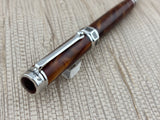 Montegrappa Espressione Brown Marble Rhodium Trim - Ballpoint Pen