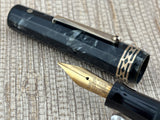 Wahl-Eversharp Doric Oversize Burma Pearl Grey Flexible Nib - Rare In This Condition! Fountain Pen ED