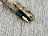 Parker Thrift Time ("Depression") Canada 1939 Ivory with red veins   - Fountain Pen