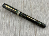 Waterman Patrician Moss Agate Rare In This Condition! - Fountain Pen