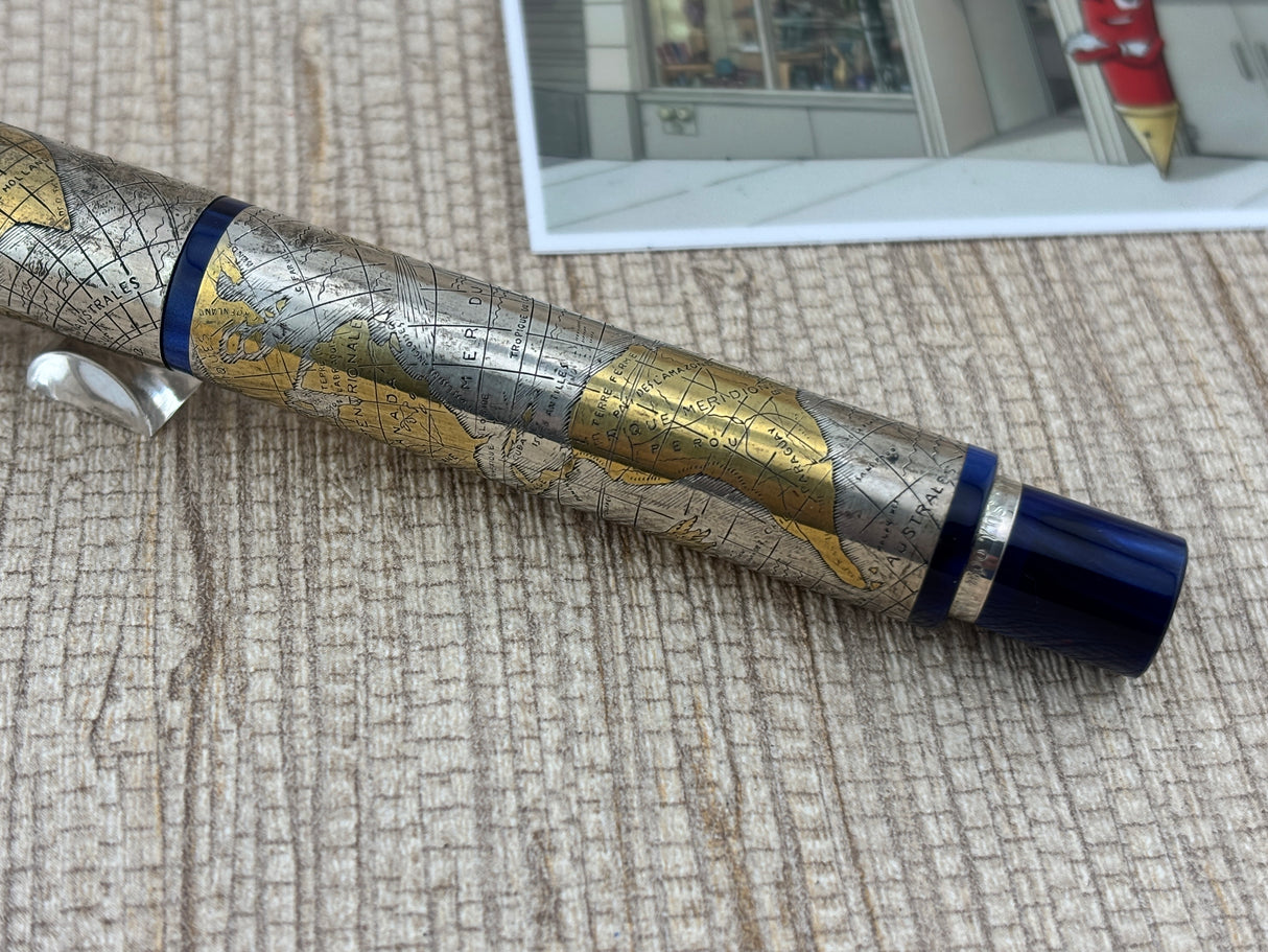 Montegrappa GEA 2001 Limited Edition #157/2001 Fountain Pen - Fine 18kt Gold Nib