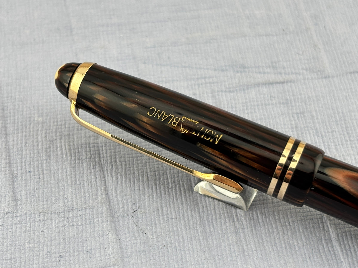 Montblanc 242 M brown Tiger Eye  condition condition! - Fountain Pen
