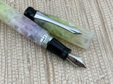 Libelle Cracked Ice Yellow and Purple - Fountain Pen