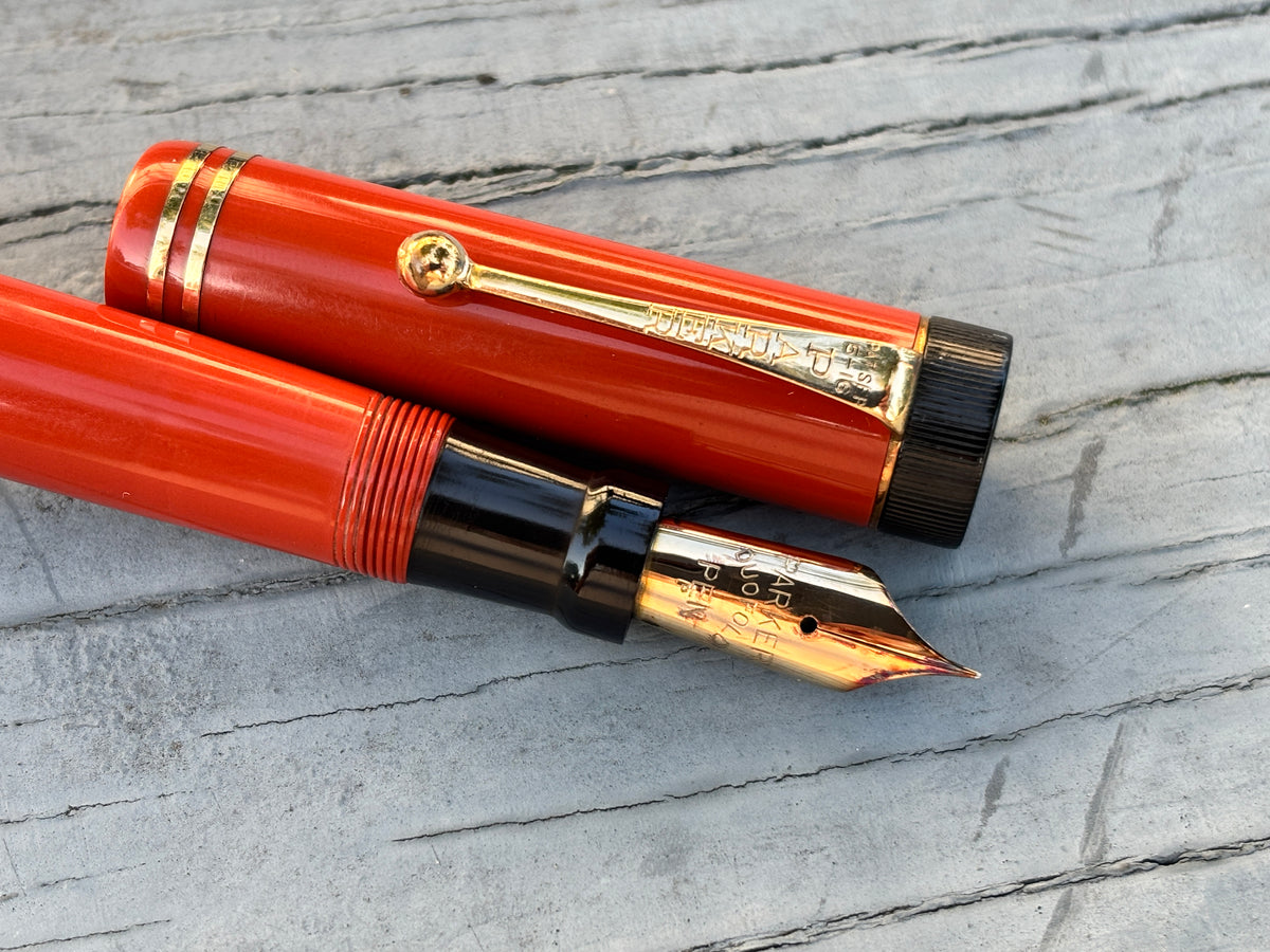 Parker Duofold Senior *The Big Red* Orange Permanite - Fountain Pen