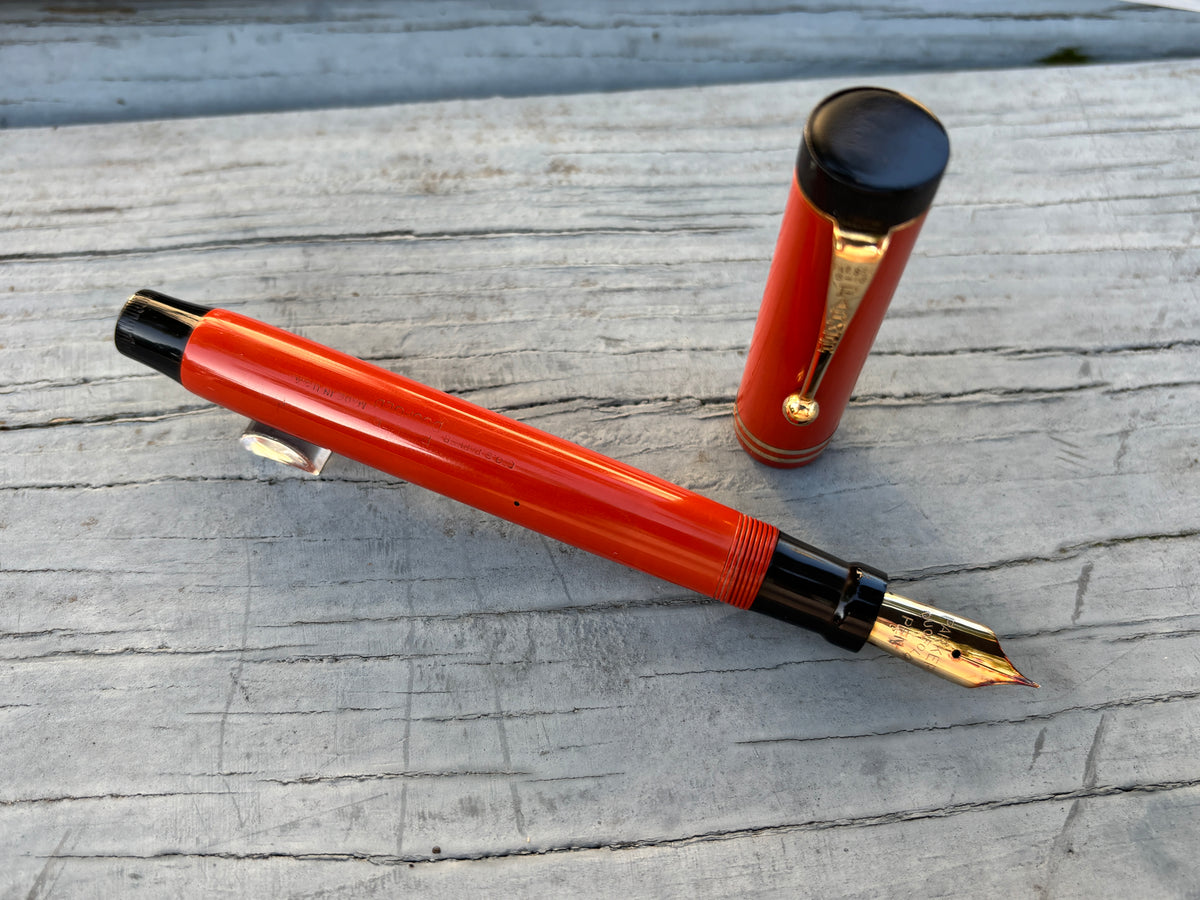 Parker Duofold Senior *The Big Red* Orange Permanite - Fountain Pen
