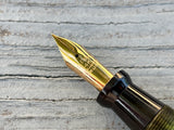 Gold Bond Green Jade Stonite - Fountain Pen