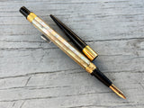 Parker # 12 Plain Slabs Pearl Taper Cap Circa 1900 - Fountain Pen