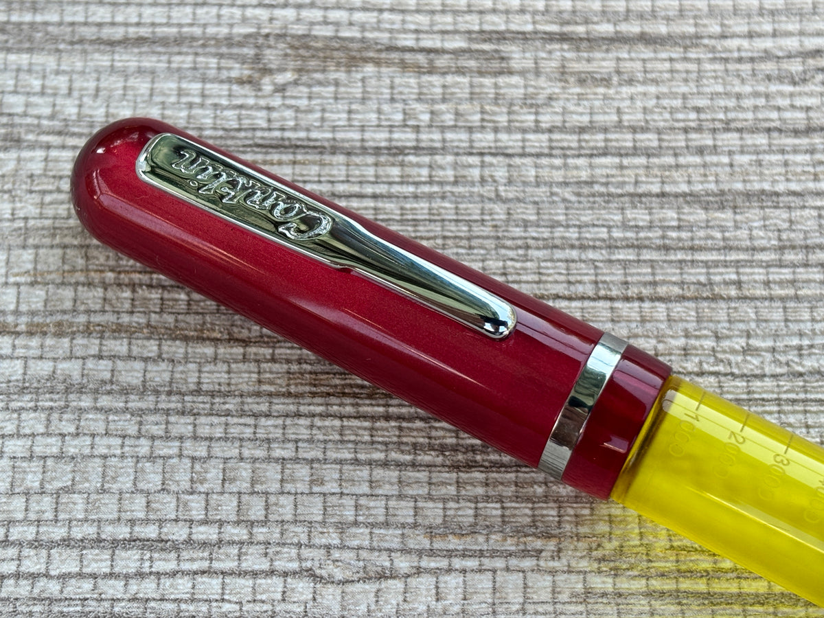 Conklin Toledo Word Gauge Limited Edition 03/98 Burgundy Made in Italy - Fountain Pen