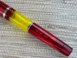 Conklin Toledo Word Gauge Limited Edition 03/98 Burgundy Made in Italy - Fountain Pen