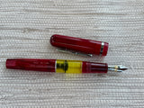 Conklin Toledo Word Gauge Limited Edition 03/98 Burgundy Made in Italy - Fountain Pen