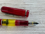 Conklin Toledo Word Gauge Limited Edition 03/98 Burgundy Made in Italy - Fountain Pen