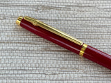 Elysee En vogue Burgundy Gold Trim Made in Germany - Ballpoint Pen