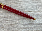 Elysee En vogue Burgundy Gold Trim Made in Germany - Ballpoint Pen