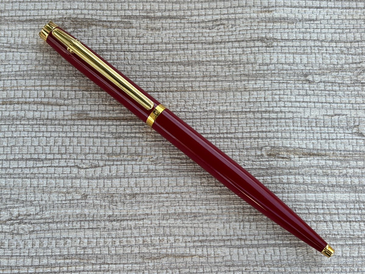 Elysee En vogue Burgundy Gold Trim Made in Germany - Ballpoint Pen