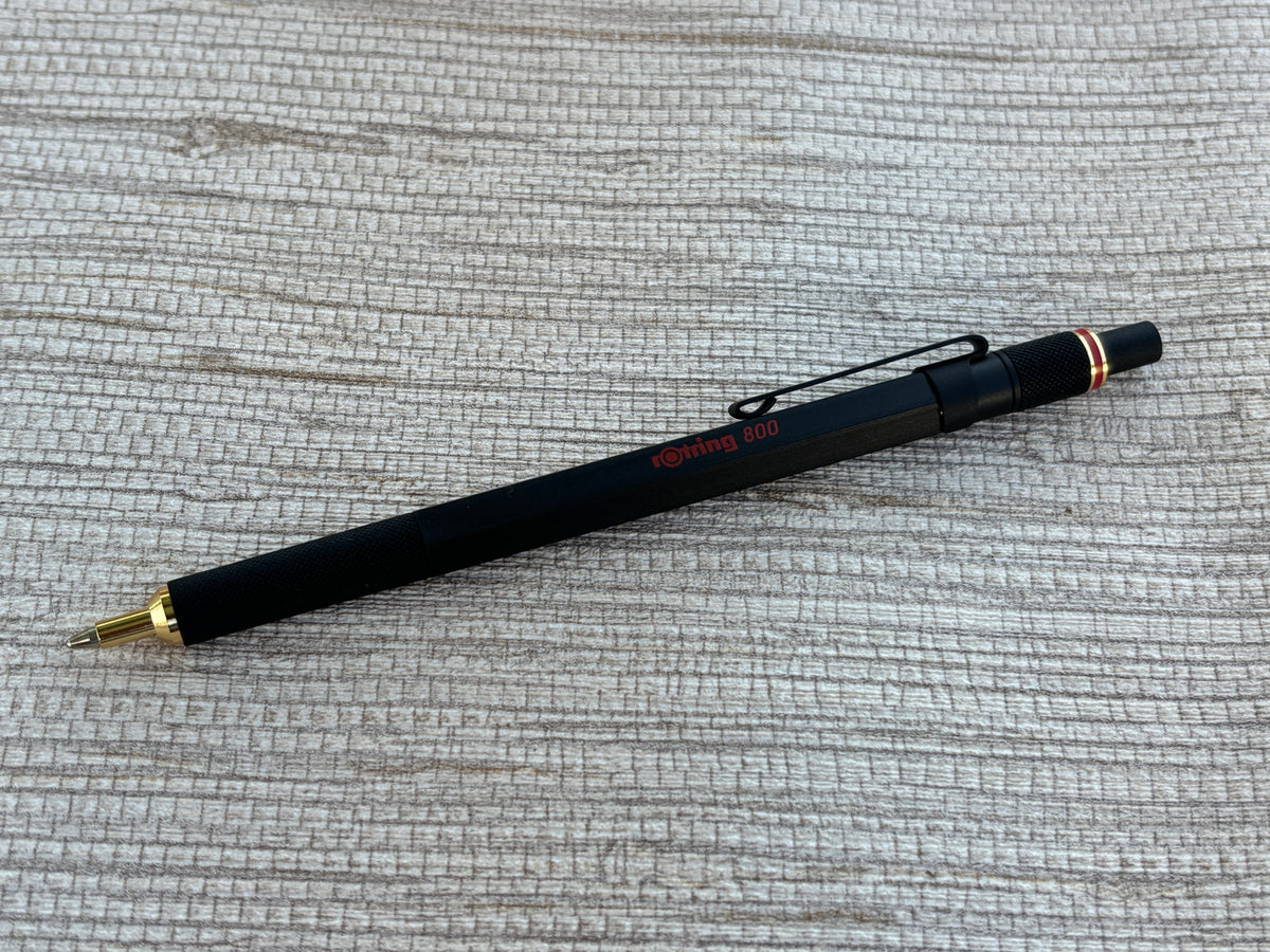 Rotring 800 Black Matte Made in Germany - Ballpoint Pen