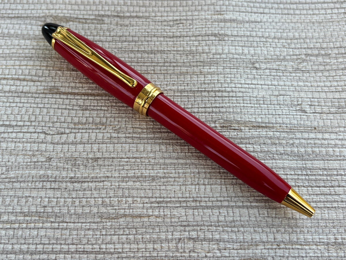 Aurora Ipsilon Red Gold Trim - Ballpoint Pen