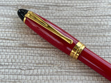 Aurora Ipsilon Red Gold Trim - Ballpoint Pen