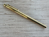 Sheaffer Targa Slim Gold Electro Plated Circa 1970 Rare Broad Nib! - Fountain Pen