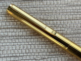Aurora Hastil Sterling Silver 925 Vermeil Gold Plated Circa 1970 - Fountain Pen