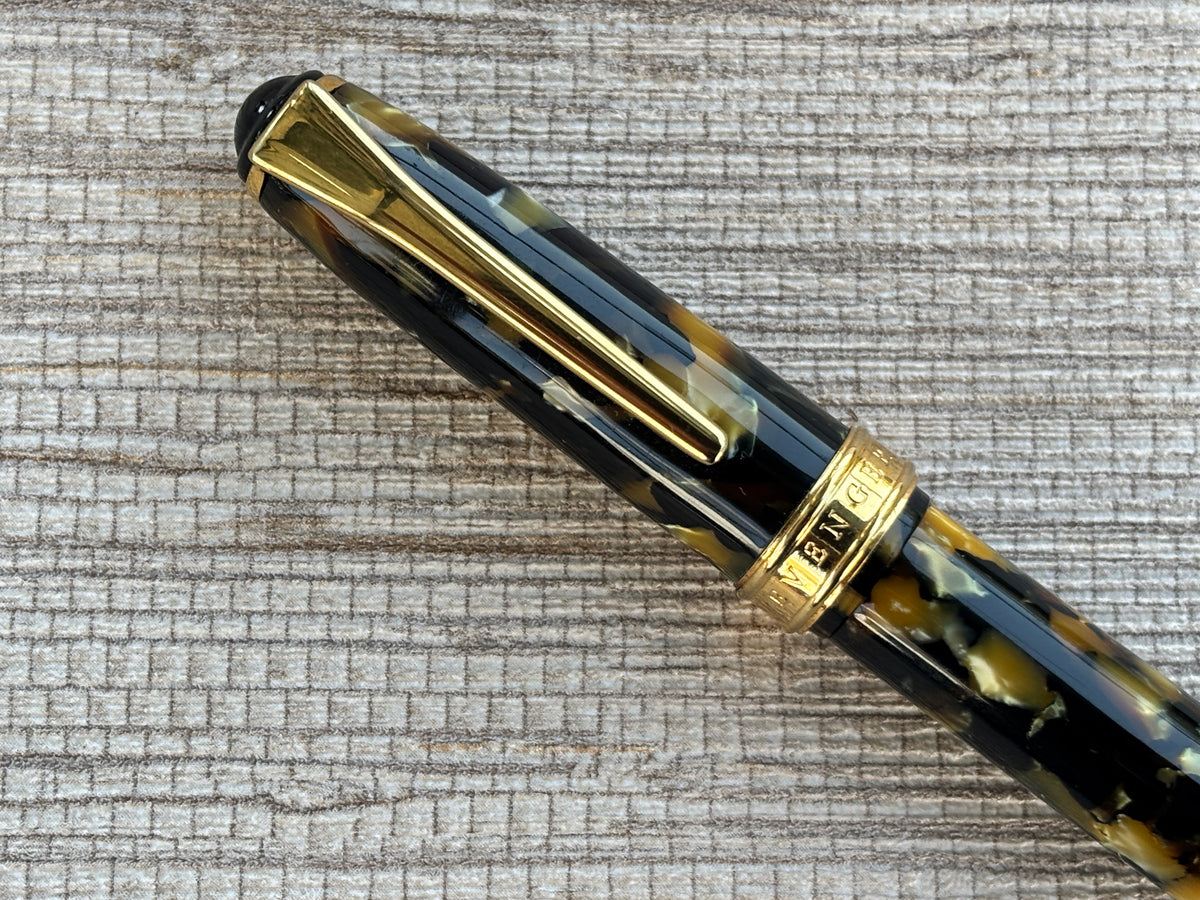 Levenger Black and Pearl Gold Trim - Fountain Pen