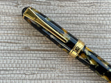 Levenger Black and Pearl Gold Trim - Fountain Pen