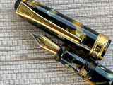Levenger Black and Pearl Gold Trim - Fountain Pen