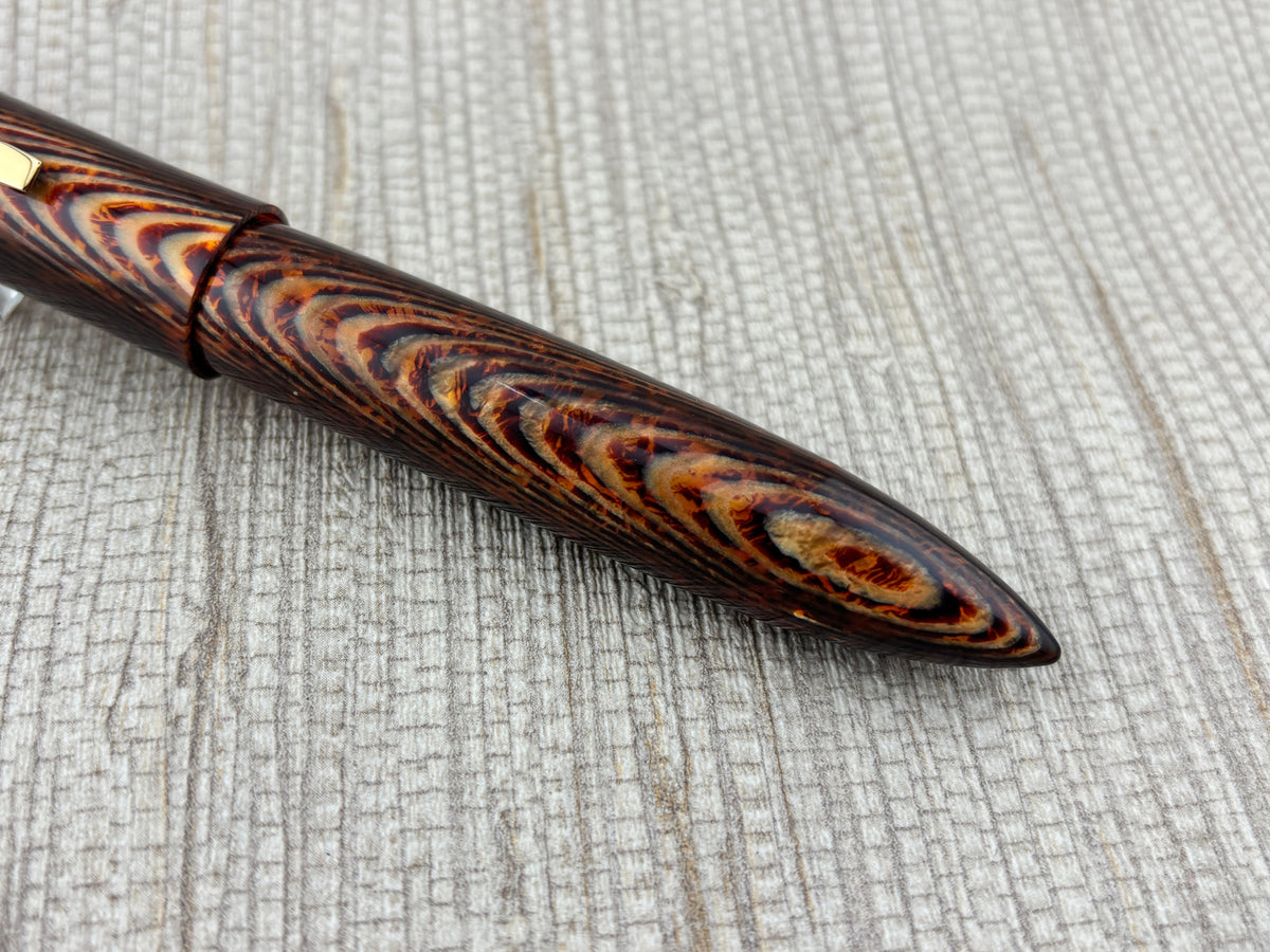 Oldwin Celebration Arco Fish Bone 07/44 Limited Edition  Fountain Pen Medium Large #8 14kt Gold Nib