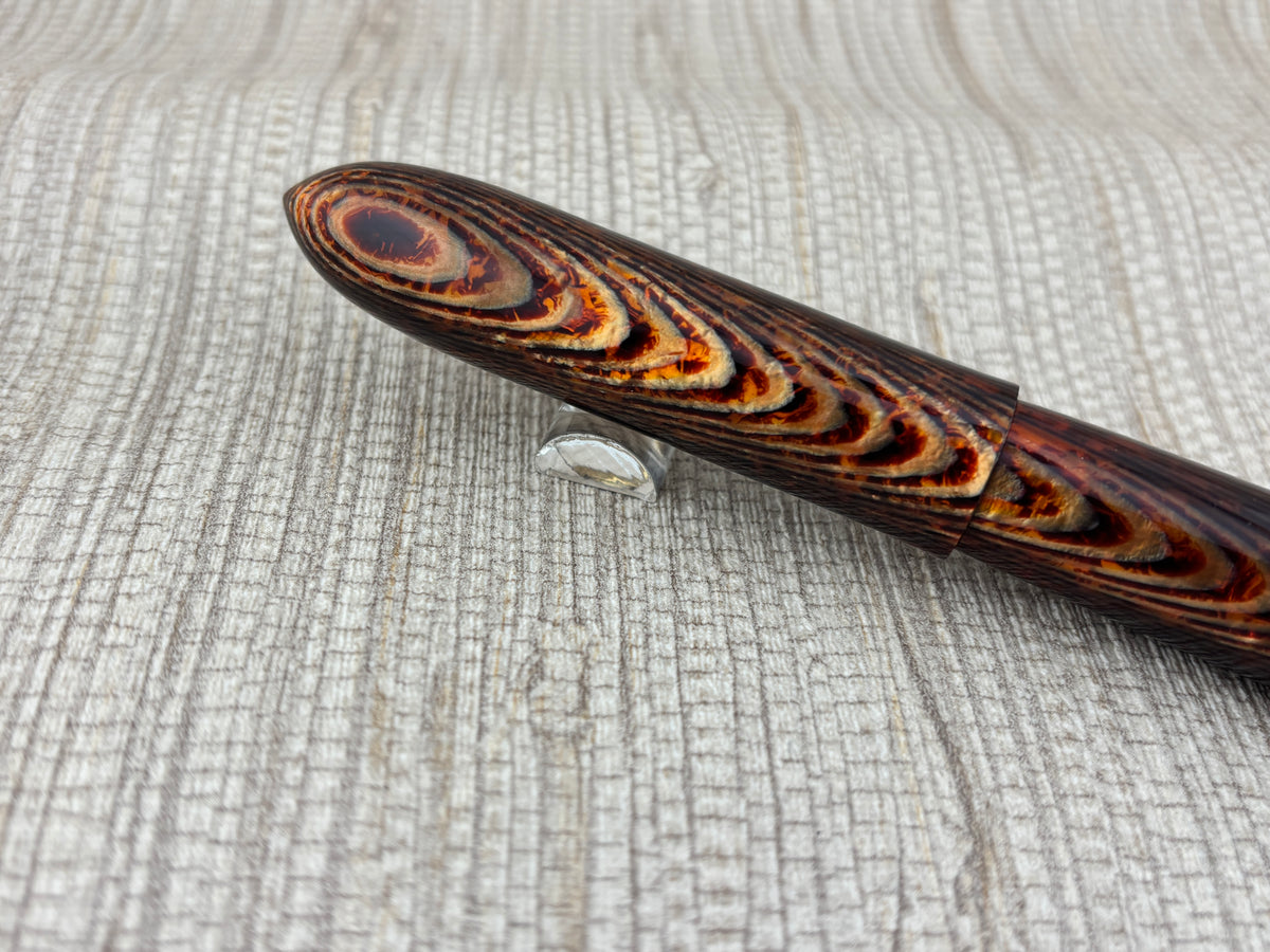 Oldwin Celebration Arco Fish Bone 07/44 Limited Edition  Fountain Pen Medium Large #8 14kt Gold Nib