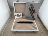 Oldwin Celebration Arco Fish Bone 07/44 Limited Edition  Fountain Pen Medium Large #8 14kt Gold Nib