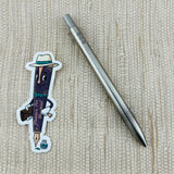 AJOTO Mosaic Grip Stainless Steel Pen - Rollerball Pen