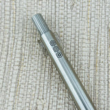 AJOTO Mosaic Grip Stainless Steel Pen - Rollerball Pen