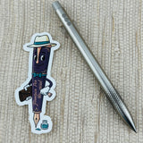AJOTO Mosaic Grip Stainless Steel Pen - Rollerball Pen