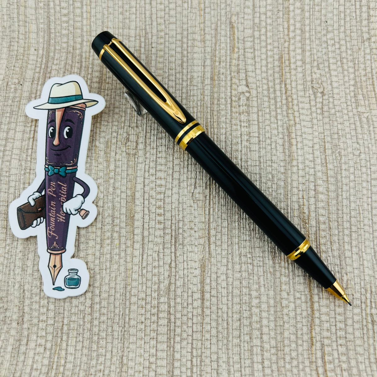 Waterman Man 100 Black Gold Trim - Mechanical Pencil