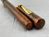 Waterman # 7 Red Ripple Hard Rubber  - Red cap Band - Photo speaks !!