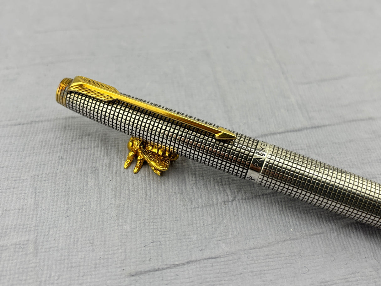 Parker 75 Sterling Silver 925  Extra Fine Nib 14K