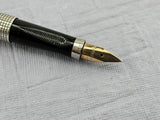 Parker 75 Sterling Silver 925  Extra Fine Nib 14K