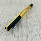 S.T. Dupont St Germain Collection Green Cap Gold Fluted Barrel Gold Nib 18k - Fountain Pen