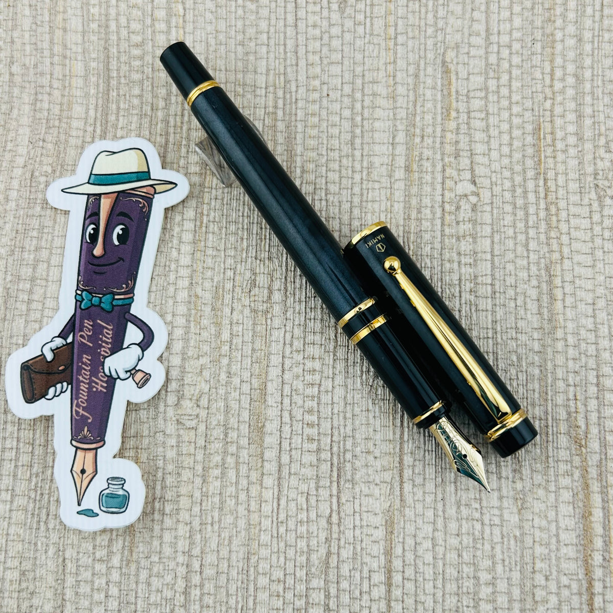 Pilot Namiki Grance Black and Grey 14k Gold Nib - Fountain Pen