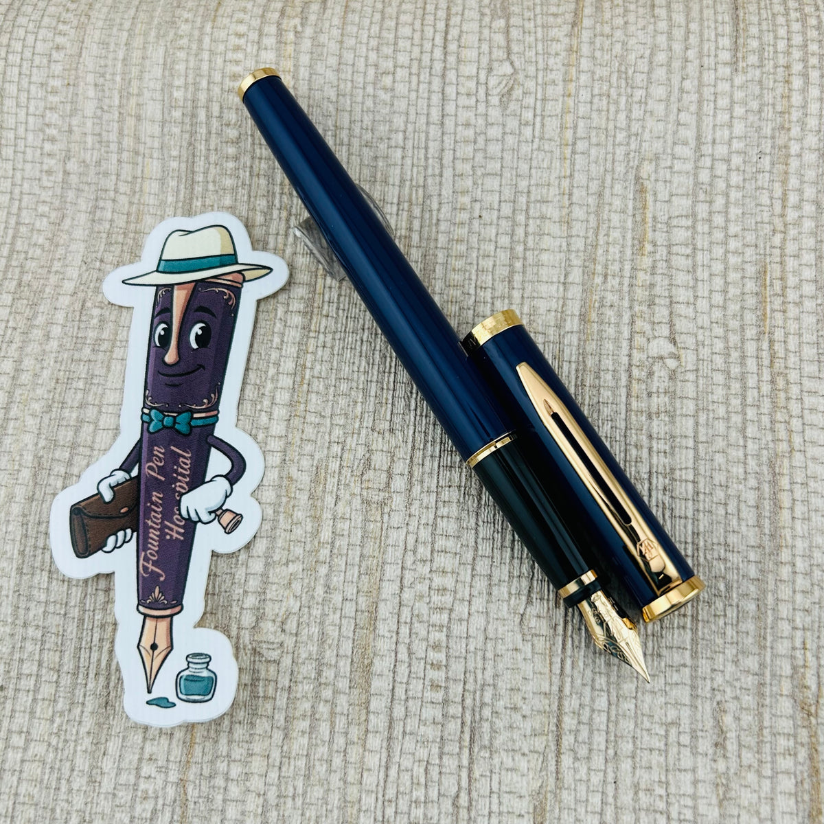 Waterman Preface Romance Blue 18k Gold Nib - Fountain Pen