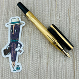 S.T. Dupont St Germain Collection Green Cap Gold Fluted Barrel Gold Nib 18k - Fountain Pen