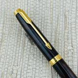 Parker 75 Thuya Brown Lacquer Gold Nib 18k Made in France - Fountain Pen