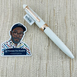 Sailor Facine White with Pink/Rose Gold Trim - Fountain Pen