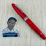 Armando Simoni Club Ogiva Red Miami Sunset Black Ruthenium Trim - Fountain Pen